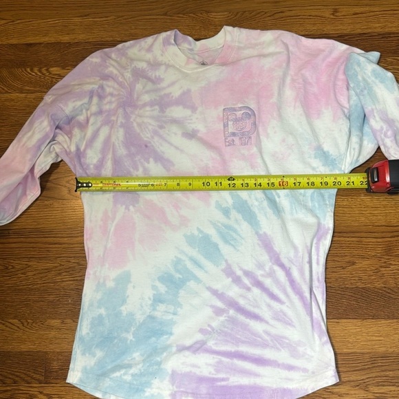 Walt Disney World Tie Dye Blue Pink Spirit Jersey Size Small - Picture 11 of 12